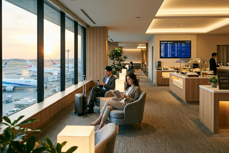🛫 รวมบัตรเครดิตเข้าเลานจ์สนามบินญี่ปุ่น 2026 ฟรี Priority Pass เปรียบเทียบ 10 ใบ เข้า Narita Haneda Kansai ได้จริง